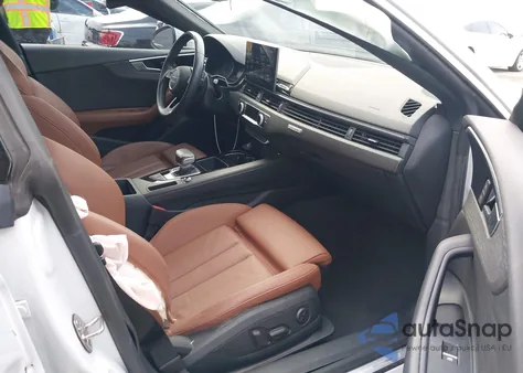 2022 Audi A5 Sportback Premium 45 Tfsi S Line Quattro S Tronic из США, поврежденный, VIN WAUDACF56NA021405